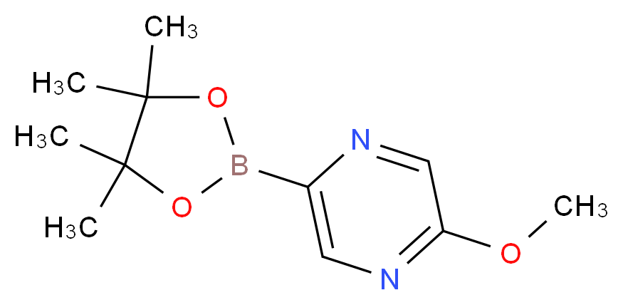 5-METHOXYPYRAZINE-2-BORONIC ACID PINACOL ESTER_分子结构_CAS_1310404-63-7)