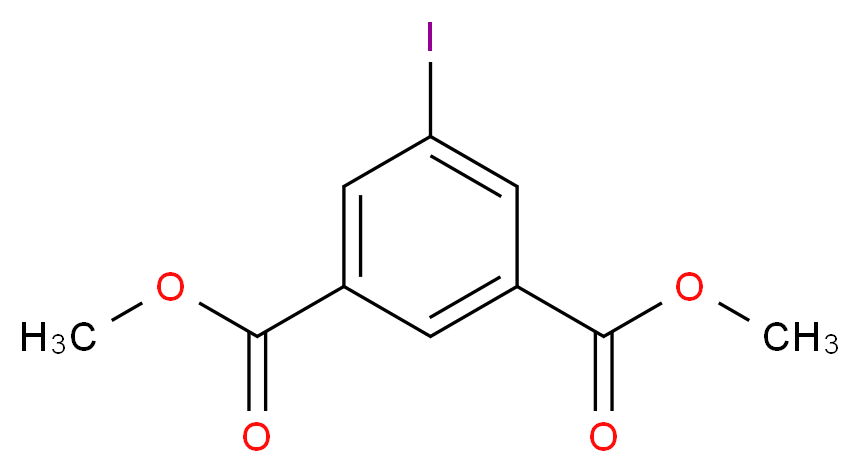 1,3-dimethyl 5-iodobenzene-1,3-dicarboxylate_分子结构_CAS_51839-15-7