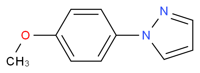 1-(4-methoxyphenyl)-1H-pyrazole_分子结构_CAS_35715-67-4