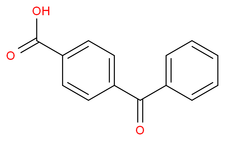 4-benzoylbenzoic acid_分子结构_CAS_611-95-0