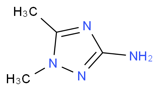 1,5-Dimethyl-1H-[1,2,4]triazol-3-ylamine_分子结构_CAS_34776-19-7)