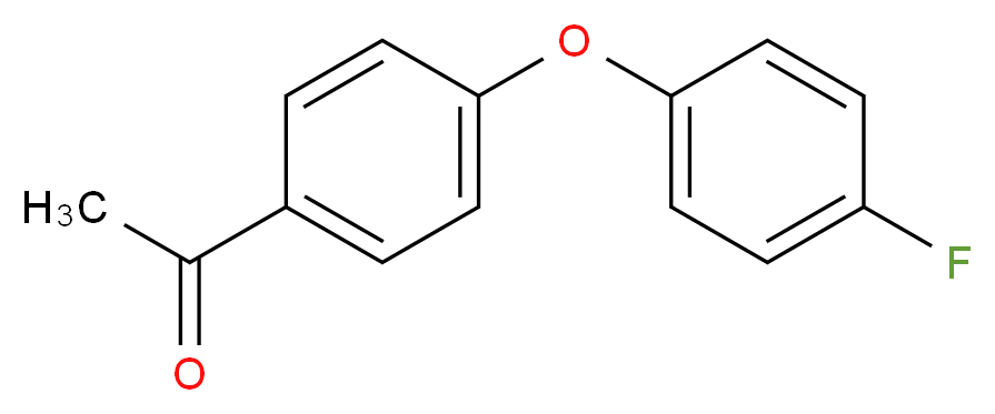 1-[4-(4-fluorophenoxy)phenyl]ethan-1-one_分子结构_CAS_35114-93-3