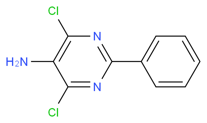 4,6-dichloro-2-phenylpyrimidin-5-amine_分子结构_CAS_)