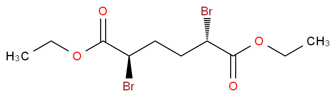 (2R,5S)-rel-Diethyl 2,5-dibromohexanedioate_分子结构_CAS_54221-37-3)