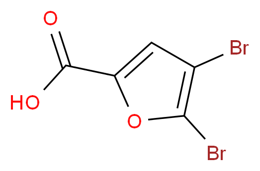 4,5-Dibromofuran-2-carboxylic acid_分子结构_CAS_2434-03-9)