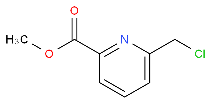 Methyl 6-(chloromethyl)picolinate_分子结构_CAS_220040-48-2)