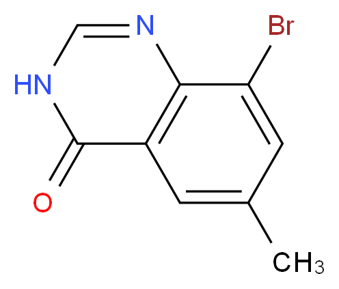 8-Bromo-6-methylquinazolin-4(3H)-one_分子结构_CAS_215115-09-6)