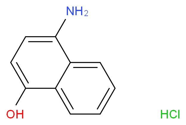 4-Amino-1-naphthol hydrochloride_分子结构_CAS_5959-56-8)