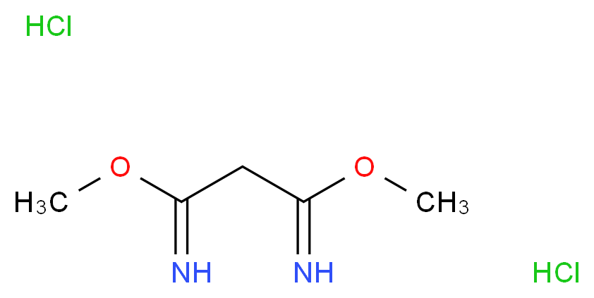 1,3-dimethyl propanedicarboximidate dihydrochloride_分子结构_CAS_71160-05-9