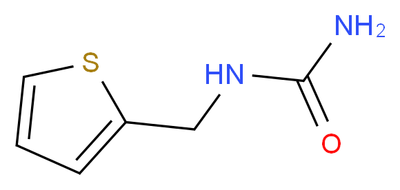 N-(thien-2-ylmethyl)urea_分子结构_CAS_)