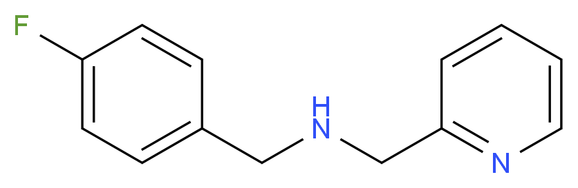 (4-fluorobenzyl)(2-pyridinylmethyl)amine hydrochloride_分子结构_CAS_774556-83-1)