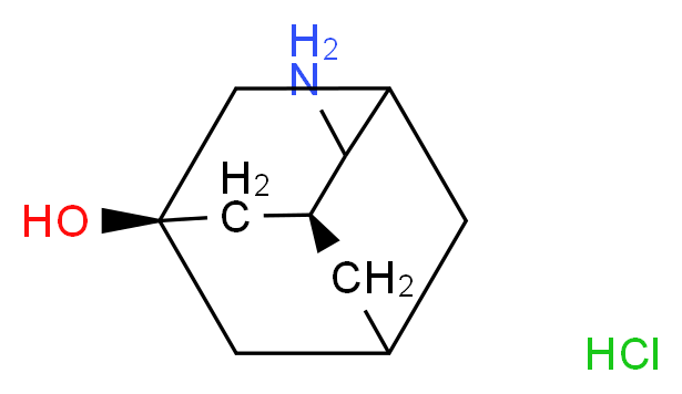 trans-4-Aminoadamantan-1-ol hydrochloride_分子结构_CAS_62075-23-4)