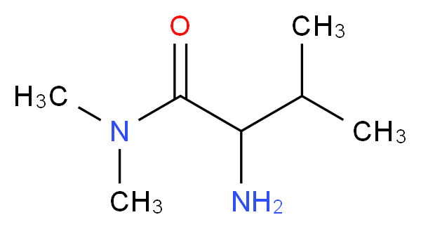 2-amino-N,N,3-trimethylbutanamide_分子结构_CAS_230643-41-1