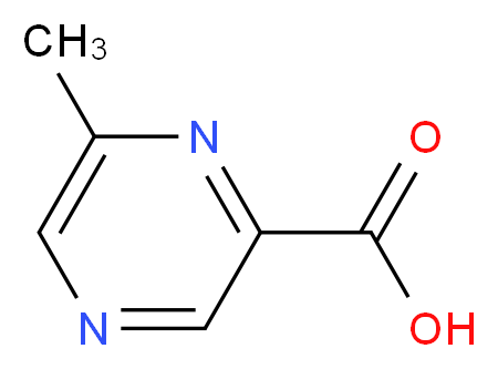 6-methylpyrazine-2-carboxylic acid_分子结构_CAS_5521-61-9