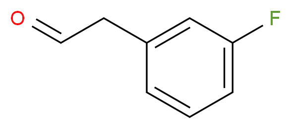(3-FLUORO-PHENYL)-ACETALDEHYDE_分子结构_CAS_75321-89-0)