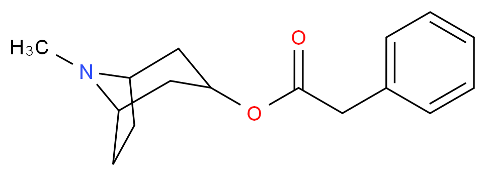 3α-Phenylacetoxy Tropane_分子结构_CAS_1690-22-8)