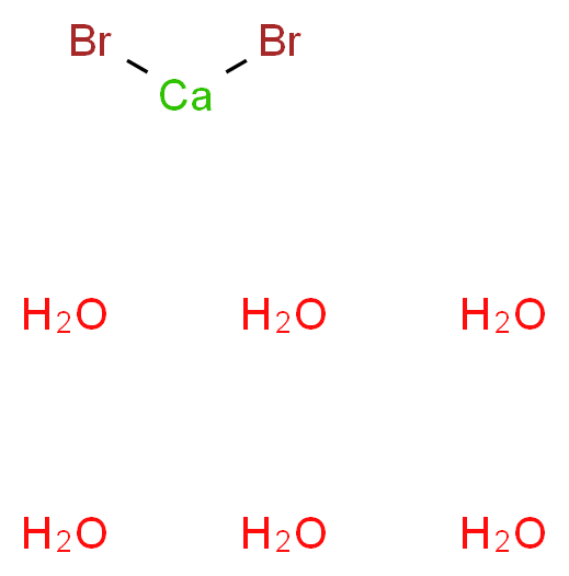 dibromocalcium hexahydrate_分子结构_CAS_71626-99-8