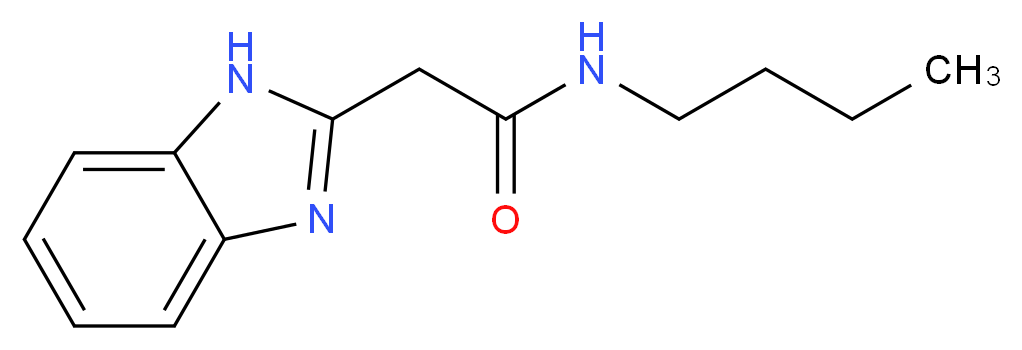 2-(1H-benzimidazol-2-yl)-N-butylacetamide_分子结构_CAS_91600-55-4)