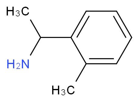 1-(2-methylphenyl)ethan-1-amine_分子结构_CAS_42142-17-6