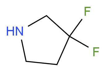 3,3-difluoropyrrolidine_分子结构_CAS_316131-01-8