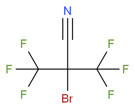 2-Bromo-2-cyanohexafluoropropane 97%_分子结构_CAS_52198-56-8)