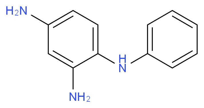 2,4-二氨基二苯基胺_分子结构_CAS_136-17-4)