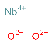 niobium(4+) ion dioxidandiide_分子结构_CAS_12034-59-2