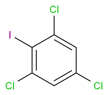 1,3,5-trichloro-2-iodobenzene_分子结构_CAS_6324-50-1