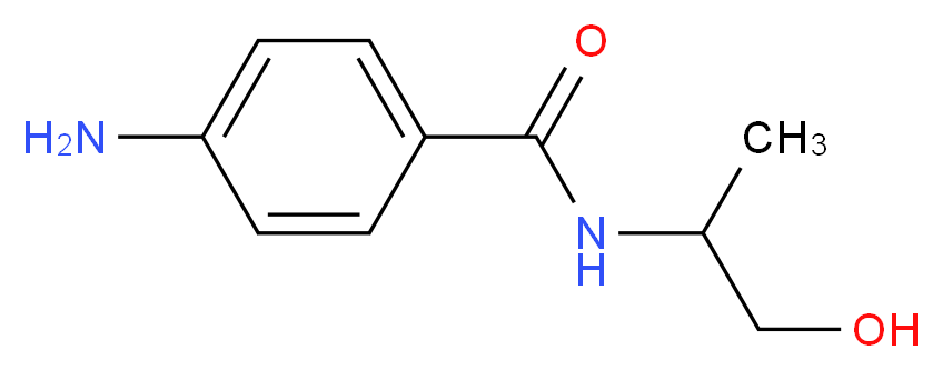 4-amino-N-(1-hydroxypropan-2-yl)benzamide_分子结构_CAS_)