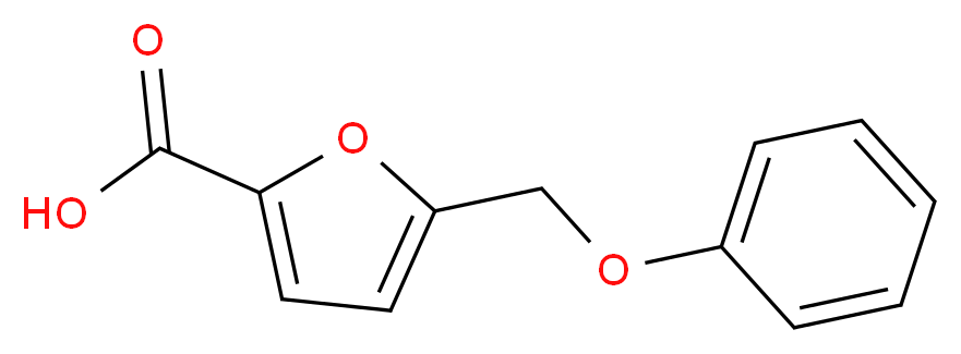 5-(Phenoxymethyl)-2-furoic acid_分子结构_CAS_)