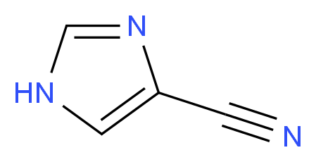 1H-imidazole-4-carbonitrile_分子结构_CAS_57090-88-7