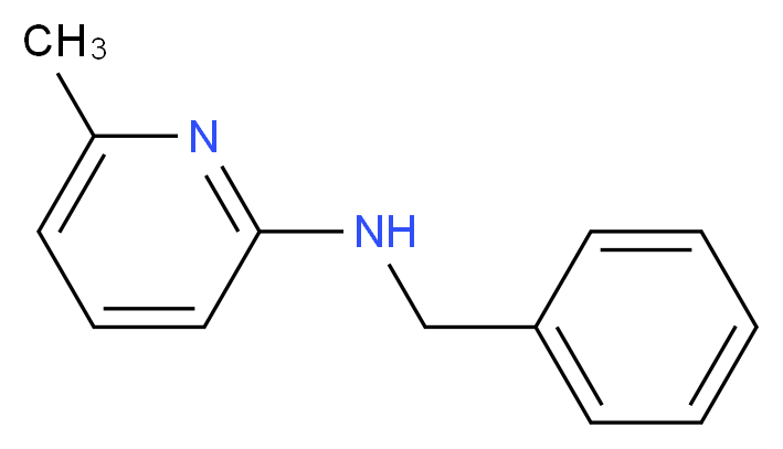 N-Benzyl-6-methylpyridin-2-amine_分子结构_CAS_70644-47-2)