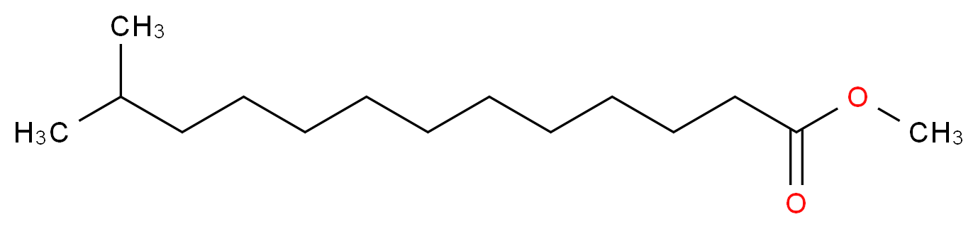 Methyl 12-methyltridecanoate_分子结构_CAS_5129-58-8)
