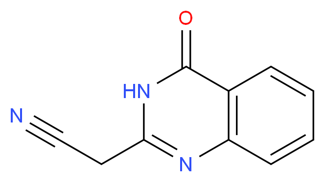 (4-oxo-3,4-dihydroquinazolin-2-yl)acetonitrile_分子结构_CAS_30750-23-3)