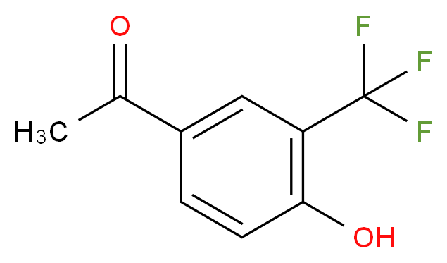 1-[4-hydroxy-3-(trifluoromethyl)phenyl]ethan-1-one_分子结构_CAS_149105-11-3