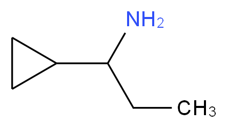 (1-Cyclopropylpropyl)amine_分子结构_CAS_219736-10-4)