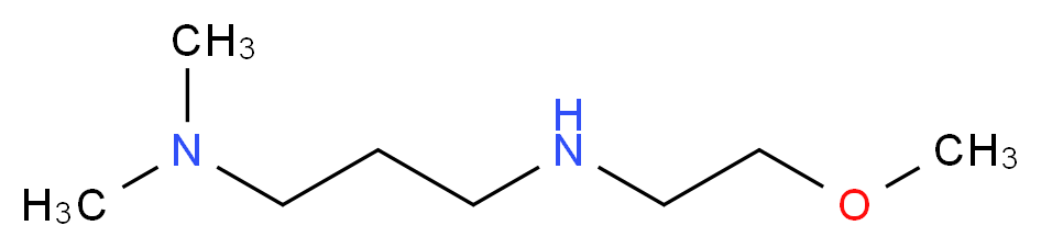 [3-(dimethylamino)propyl](2-methoxyethyl)amine_分子结构_CAS_84176-68-1