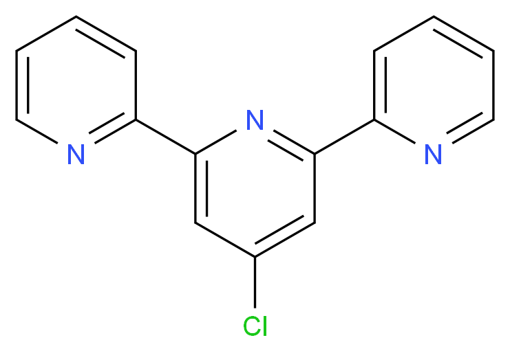 4'-Chloro-2,2':6',2&quot;-terpyridine_分子结构_CAS_128143-89-5)