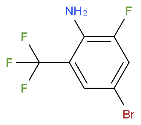 4-Bromo-2-fluoro-6-(trifluoromethyl)aniline 99%_分子结构_CAS_875664-46-3)