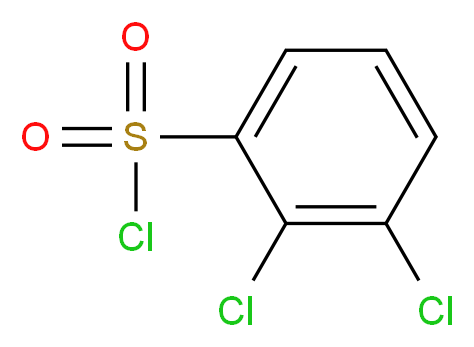 2,3-Dichlorobenzenesulphonyl chloride 97%_分子结构_CAS_82417-45-6)