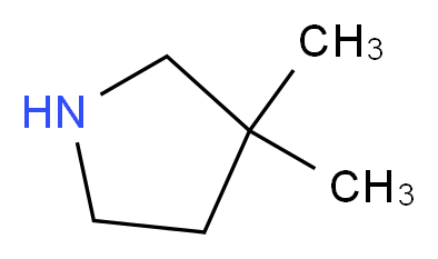 3,3-dimethylpyrrolidine_分子结构_CAS_3437-30-7)