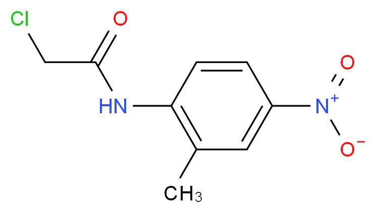 2-chloro-N-(2-methyl-4-nitrophenyl)acetamide_分子结构_CAS_83473-10-3)