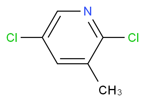 2,5-Dichloro-3-methylpyridine_分子结构_CAS_29241-62-3)