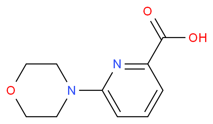 6-(Morpholin-4-yl)pyridine-2-carboxylic acid 97%_分子结构_CAS_554405-17-3)
