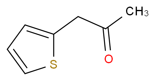 1-(2-Thienyl)acetone_分子结构_CAS_)