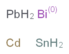 铋铅锡镉锭_分子结构_CAS_76093-98-6)