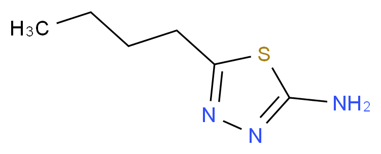 5-Butyl-1,3,4-thiadiazol-2-amine_分子结构_CAS_14068-54-3)