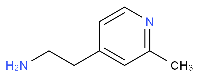 2-(2-methylpyridin-4-yl)ethan-1-amine_分子结构_CAS_625438-03-1