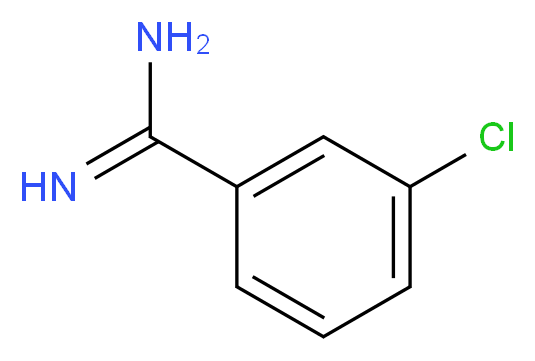 3-chlorobenzimidamide_分子结构_CAS_25412-62-8)