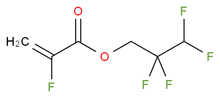 2,2,3,3-Tetrafluoropropyl-2'-fluoroacrylate_分子结构_CAS_96250-37-2)